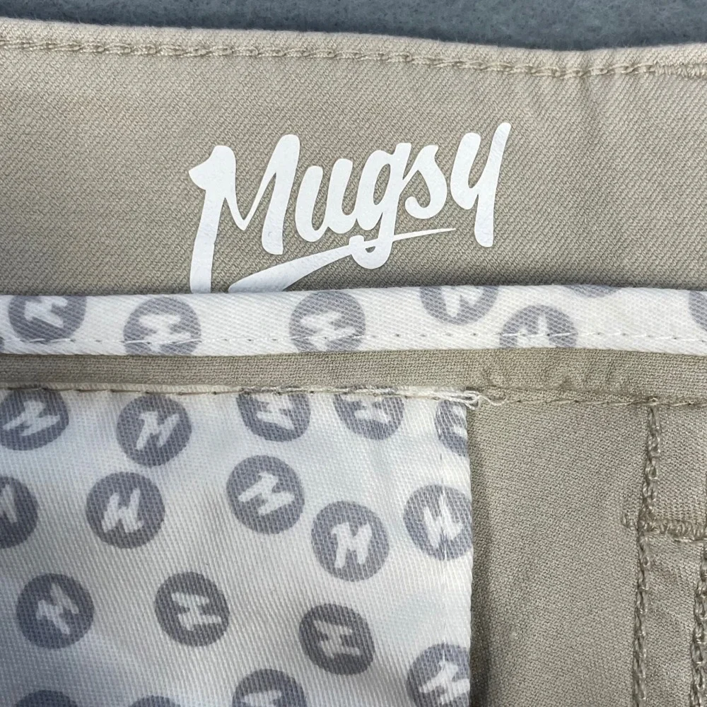 Mugsy Tan Teddys Slim Fit Stretch Chino Pants Mens 32x32